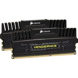 Corsair 8 Go DDR3-1600 Kit, Mémoire vive Noir, CMZ8GX3M2A1600C9, Vengeance Black, XMP, Lite retail, Détail Lite