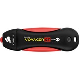 Corsair Flash Voyager GT 128 Go, Clé USB Noir/Rouge, CMFVYGT3C-128
