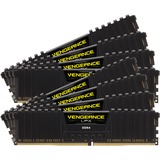 Corsair Vengeance LPX 8x16GB DDR4 module de mémoire 128 Go 8 x 16 Go 2666 MHz, Mémoire vive Noir, 128 Go, 8 x 16 Go, DDR4, 2666 MHz, 288-pin DIMM, Noir