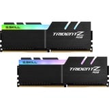 G.Skill Kit 32 Go DDR4-3600, Mémoire vive Noir, F4-3600C18D-32GTZR, Trident Z RGo, XMP