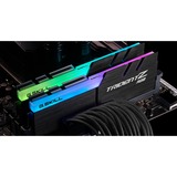 G.Skill Kit 32 Go DDR4-3600, Mémoire vive Noir, F4-3600C18D-32GTZR, Trident Z RGo, XMP