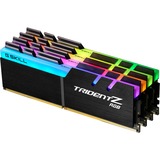 G.Skill Trident Z RGB F4-3200C16Q-64GTZR module de mémoire 64 Go 4 x 16 Go DDR4 3200 MHz Noir, 64 Go, 4 x 16 Go, DDR4, 3200 MHz, 288-pin DIMM