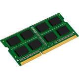 Kingston System Specific Memory 8GB DDR3 1333MHz SODIMM Module module de mémoire 8 Go 1 x 8 Go 8 Go, 1 x 8 Go, DDR3, 1333 MHz, 204-pin SO-DIMM, Vert