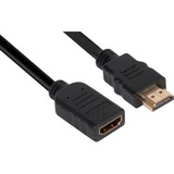 Club 3D AUX Audio Connector Cable, 3.5 mm Stereo, Câble Noir, 3 mètres, 90°
