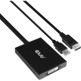 Club 3D Adaptateur actif DisplayPort vers DVI-I double liaison Noir, Adaptateur actif DisplayPort vers DVI-I double liaison