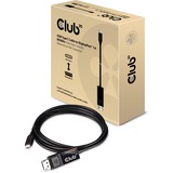 Club 3D Club USB-C to DP 8K 1.8m, Adaptateur Noir