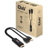 Club 3D HDMI > DisplayPort Actif, Adaptateur 0,25 mètres, 4K 60 Hz