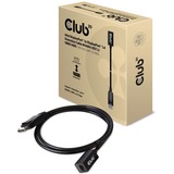 Club 3D Mini DisplayPort > DisplayPort 1.4 (mâle), Câble d'extension Noir, 0,1 mètre