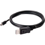 Club 3D Mini DisplayPort > HDMI, Câble Noir, 2 mètres