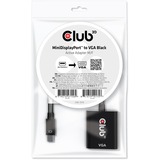 Club 3D Mini DisplayPort vers VGA actif, Adaptateur 