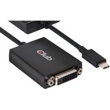 Club 3D USB 3.1 Type C - DVI-D Active, Adaptateur CAC-1508