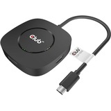Club 3D USB-C 3.2 Gen 1 MST Hub DisplayPort 1.4 Triple Monitor Noir