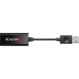 Creative Sound BlasterX G1 7.1 canaux USB, Carte son Noir, 7.1 canaux, 24 bit, 93 dB, USB