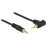 DeLOCK 0.5m 3.5mm M/M câble audio 0,5 m 3,5mm Noir Noir, 3,5mm, Mâle, 3,5mm, Mâle, 0,5 m, Noir