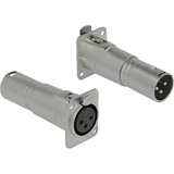 DeLOCK Module de type D XLR femelle > fiche XLR Argent