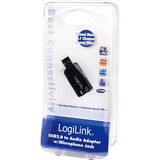 LogiLink UA0053 Audio Adaptateur 5.1, Carte son Noir