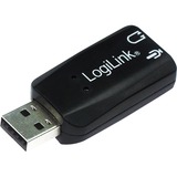 LogiLink UA0053 Audio Adaptateur 5.1, Carte son Noir