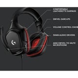 Logitech G332 Wired casque gaming over-ear Noir/Rouge, PC, PlayStation 4 / 5, Xbox One (Series X|S), Nintendo Switch, Mobile