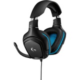 Logitech G432 7.1 Surround Sound Wired casque gaming over-ear Noir/Bleu, PC, PlayStation 4, PlayStation 5, Xbox One, Xbox Series X|S, Nintendo Switch