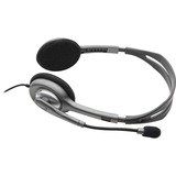 Logitech H110 casque on-ear Argent/gris, Vente au détail