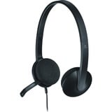 Logitech H340 USB casque on-ear Noir, Retail, Vente au détail