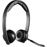 Logitech Wireless Headset Dual H820e Casque Sans fil Arceau Bureau/Centre d'appels Noir, Casque/Écouteur Noir, Sans fil, Bureau/Centre d'appels, 150 - 7000 Hz, 128 g, Casque, Noir