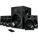 Logitech Z607 5.1 Surround Sound Speaker System Un son puissant avec Bluetooth, Haut-parleur Noir, 5.1 canaux, 80 W, Universel, Noir, 160 W, FM