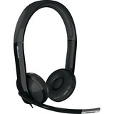 Microsoft LifeChat LX-6000 for Business Casque Avec fil Arceau Bureau/Centre d'appels Noir, Casque d'écoute Noir, Avec fil, Bureau/Centre d'appels, 75 - 20000 Hz, 141,6 g, Casque, Noir, Vente au détail