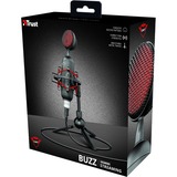 Trust GXT 244 Buzz USB Streaming Microphone Noir/rouge foncé
