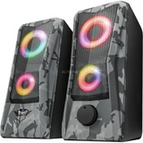 Trust GXT 606 Javv RGB-Illuminated 2.0, Haut-parleur PC Camouflage