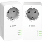D-Link DHP-P601AV/E Adaptateur réseau CPL 1000 Mbit/s Ethernet/LAN Blanc 2 pièce(s), PowerLAN Blanc, 1000 Mbit/s, IEEE 802.3, IEEE 802.3u, Gigabit Ethernet, 10,100,1000 Mbit/s, 128-bit AES, 3,7 W