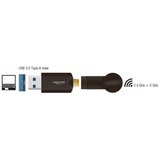 DeLOCK 12535 carte réseau RF sans fil, Antenne Noir, Sans fil, USB, RF sans fil, Wi-Fi 5 (802.11ac), Noir