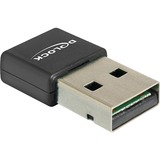 DeLOCK 88541 carte réseau WLAN 150 Mbit/s, Adaptateur WLAN Noir, Sans fil, USB, WLAN, Wi-Fi 4 (802.11n), 150 Mbit/s, Noir, Argent
