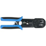 DeLOCK RJ45 Crimp + Cut Kit d'outils à sertir, Pince à sertir Noir/Bleu