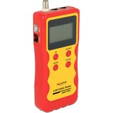 DeLOCK Testeur de câble LCD RJ45 / RJ12 / BNC / USB Rouge