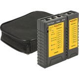 DeLOCK Testeur de câbles RJ45 / RJ12 + Portfinder Noir