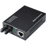 Digitus Convertisseur médias gigabit , RJ45 / ST Noir, RJ45 / ST, 1000 Mbit/s, 1000Base-T, IEEE 802.3, IEEE 802.3u, IEEE 802.3z, Gigabit Ethernet, Complète, Demi, SC