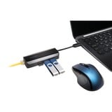 Kensington Adaptateur Ethernet et hub 3 ports USB 3.0 — Noir, Hub USB Noir, Avec fil, USB, Ethernet, 5000 Mbit/s, Noir