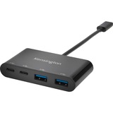 Kensington CH1000 Hub 4 ports USB-C, Hub USB Noir, USB 3.2 Gen 1 (3.1 Gen 1) Type-C, USB 3.2 Gen 1 (3.1 Gen 1) Type-A, USB 3.2 Gen 1 (3.1 Gen 1) Type-C, 5000 Mbit/s, Noir, Windows 10, Windows 10 Education, Windows 10 Education x64, Windows 10 Enterprise, Windows 10..., Mac OS X 10.10 Yosemite