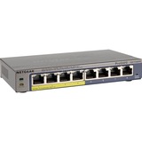 Netgear ProSAFE GS108PE, Switch Gris/Bleu
