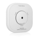 Smartwares SH8-90105, Détecteur de gaz Blanc, Batterie remplacable