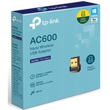 TP-Link Adaptateur USB sans fil Archer T2U Nano AC600 Nano, Adaptateur WLAN Noir