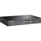TP-Link TL-SF1016DS commutateur réseau Non-géré Fast Ethernet (10/100) Noir, Switch Noir, Non-géré, Fast Ethernet (10/100), Grille de montage