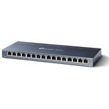 TP-Link TL-SG116 Non-géré Gigabit Ethernet (10/100/1000) Noir, Switch Non-géré, Gigabit Ethernet (10/100/1000), Full duplex