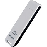 TP-Link TL-WN821N, Adaptateur WLAN Blanc, Sans fil, USB, WLAN, Wi-Fi 4 (802.11n), 300 Mbit/s, Noir, Blanc, Vente au détail