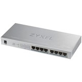 Zyxel 8-Port GbE Unmanaged, Switch Gris, PoE