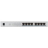 Zyxel GS1008HP, Switch Gris, Non-géré, Gigabit Ethernet (10/100/1000), Connexion Ethernet, supportant l'alimentation via ce port (PoE)