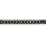 Zyxel GS1920-48HPV2 Géré Gigabit Ethernet (10/100/1000) Connexion Ethernet, supportant l'alimentation via ce port (PoE) Noir, Switch Noir, Géré, Gigabit Ethernet (10/100/1000), Connexion Ethernet, supportant l'alimentation via ce port (PoE)