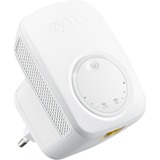 Zyxel WRE6505 v2 Émetteur et récepteur réseau Blanc 10, 100 Mbit/s, Répéteur Émetteur et récepteur réseau, 433 Mbit/s, 10,100 Mbit/s, 10/100Base-T(X), 802.11a, Wi-Fi 5 (802.11ac), 802.11b, 802.11g, Wi-Fi 4 (802.11n), Bi-bande (2,4 GHz / 5 GHz)