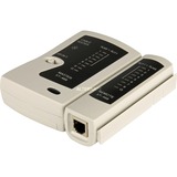 goobay Testeur de câbles CAT Network & ISDN, Appareil de mesure Beige/Noir